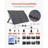 image:imageVEVOR 100W Foldable Solar Panel 24 HighEfficiency Portable Monocrystalline Solar Panel Charger with MC4 Output USBA TypeC amp DC Ports IP65 Waterproof for Power Stations Camping Hiking Trips100W