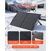 image:imageVEVOR 100W Foldable Solar Panel 24 HighEfficiency Portable Monocrystalline Solar Panel Charger with MC4 Output USBA TypeC amp DC Ports IP65 Waterproof for Power Stations Camping Hiking Trips100W
