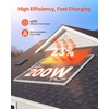 image:imageVEVOR 100W Monocrystalline Solar Panel 23 HighEfficiency Mono PV Module with Stable MC4 Output amp Aluminum Frame IP65 Waterproof Solar Panel for Car Boat RV Flat Rooftop OffGrid Applications200W