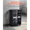 image:imageVEVOR 12U AV Rack Stand with Caster Wheels Component Rack Cabinet Recording Studio Racks Removable Side Panels Universal Network Server Case Special Vents for 19 Audio Video Rack Mounting16U