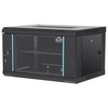 image:imageVEVOR 12U Wall Mount Network Cabinet 155 Deep Server Rack Cabinet Enclosure 200 lbs Max GroundMounted Load Capacity with Locking Glass Door Side Panels for IT Equipment AV Devices6UGlass Door