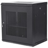 image:imageVEVOR 12U Wall Mount Network Cabinet 155 Deep Server Rack Cabinet Enclosure 200 lbs Max GroundMounted Load Capacity with Locking Glass Door Side Panels for IT Equipment AV Devices12UMesh Door