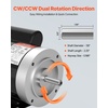 image:imageVEVOR 15HP Electric Motor 1725 RPM AC 115V230V 56C Frame Air Compressor Motor Single Phase 58 Keyed Shaft CWCCW R1
