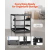 image:imageVEVOR 16U Open Frame Server Rack amp Network Rack Wall Mounted or Floor Standing Heavy Duty 4 Post with 2PCS Vented 1U Shelves amp Mounting Hardware Holds All 19 Networking IT Equipment AV Gear10U Server Rack