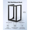 image:imageVEVOR 16U Open Frame Server Rack amp Network Rack Wall Mounted or Floor Standing Heavy Duty 4 Post with 2PCS Vented 1U Shelves amp Mounting Hardware Holds All 19 Networking IT Equipment AV Gear15U Wall Rack