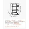 image:imageVEVOR 16U Open Frame Server Rack amp Network Rack Wall Mounted or Floor Standing Heavy Duty 4 Post with 2PCS Vented 1U Shelves amp Mounting Hardware Holds All 19 Networking IT Equipment AV Gear16U Server Rack