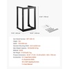 image:imageVEVOR 16U Open Frame Server Rack amp Network Rack Wall Mounted or Floor Standing Heavy Duty 4 Post with 2PCS Vented 1U Shelves amp Mounting Hardware Holds All 19 Networking IT Equipment AV Gear15U Wall Rack
