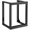 image:imageVEVOR 16U Open Frame Server Rack amp Network Rack Wall Mounted or Floor Standing Heavy Duty 4 Post with 2PCS Vented 1U Shelves amp Mounting Hardware Holds All 19 Networking IT Equipment AV Gear12U Wall Rack