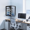 image:imageVEVOR 16U Open Frame Server Rack amp Network Rack Wall Mounted or Floor Standing Heavy Duty 4 Post with 2PCS Vented 1U Shelves amp Mounting Hardware Holds All 19 Networking IT Equipment AV Gear12U Wall Rack
