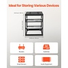image:imageVEVOR 16U Open Frame Server Rack amp Network Rack Wall Mounted or Floor Standing Heavy Duty 4 Post with 2PCS Vented 1U Shelves amp Mounting Hardware Holds All 19 Networking IT Equipment AV Gear12U Server Rack