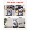 image:imageVEVOR 16U Open Frame Server Rack amp Network Rack Wall Mounted or Floor Standing Heavy Duty 4 Post with 2PCS Vented 1U Shelves amp Mounting Hardware Holds All 19 Networking IT Equipment AV Gear20U Server Rack