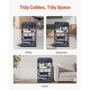 image:imageVEVOR 16U Open Frame Server Rack amp Network Rack Wall Mounted or Floor Standing Heavy Duty 4 Post with 2PCS Vented 1U Shelves amp Mounting Hardware Holds All 19 Networking IT Equipment AV Gear16U Server Rack