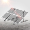 image:imageVEVOR 2 Sets Solar Panel Mounting Brackets  45Inch 0 to 90 Adjustable Tilt Mounts Support 100400W Solar Panels Lightweight Aluminum Brackets with Folding Tilt Legs for RV Boat OffGridSilverGray