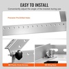 image:imageVEVOR 2 Sets Solar Panel Mounting Brackets  45Inch 0 to 90 Adjustable Tilt Mounts Support 100400W Solar Panels Lightweight Aluminum Brackets with Folding Tilt Legs for RV Boat OffGridSilverGray