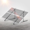 image:imageVEVOR 2 Sets Solar Panel Mounting Brackets  45Inch 0 to 90 Adjustable Tilt Mounts Support 100400W Solar Panels Lightweight Aluminum Brackets with Folding Tilt Legs for RV Boat OffGridSilverGray