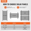 image:imageVEVOR 2 Sets Solar Panel Mounting Brackets  45Inch 0 to 90 Adjustable Tilt Mounts Support 100400W Solar Panels Lightweight Aluminum Brackets with Folding Tilt Legs for RV Boat OffGridSilverGray