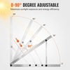 image:imageVEVOR 2 Sets Solar Panel Mounting Brackets  45Inch 0 to 90 Adjustable Tilt Mounts Support 100400W Solar Panels Lightweight Aluminum Brackets with Folding Tilt Legs for RV Boat OffGridSilverGray