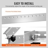 image:imageVEVOR 2 Sets Solar Panel Mounting Brackets  45Inch 0 to 90 Adjustable Tilt Mounts Support 100400W Solar Panels Lightweight Aluminum Brackets with Folding Tilt Legs for RV Boat OffGridSilverGray