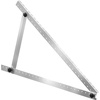 image:imageVEVOR 2 Sets Solar Panel Mounting Brackets  45Inch 0 to 90 Adjustable Tilt Mounts Support 100400W Solar Panels Lightweight Aluminum Brackets with Folding Tilt Legs for RV Boat OffGridSilverGray