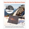 image:imageVEVOR 200W Foldable Solar Panel with Frame 23 HighEfficiency Portable Monocrystalline Solar Panel Charger with 30A PWM Controller amp MC4 Output IP67 Waterproof for Camping Hiking RV Trips200W