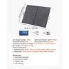 image:imageVEVOR 200W Foldable Solar Panel with Frame 23 HighEfficiency Portable Monocrystalline Solar Panel Charger with 30A PWM Controller amp MC4 Output IP67 Waterproof for Camping Hiking RV Trips200W