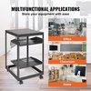 image:imageVEVOR 20U Open Frame Server Rack 2340 Adjustable Depth Free Standing or Wall Mount Network Server Rack 4 Post AV Rack with Casters Holds All Your Networking IT Equipment AV Gear Router Modem15U