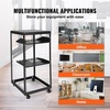 image:imageVEVOR 20U Open Frame Server Rack 2340 Adjustable Depth Free Standing or Wall Mount Network Server Rack 4 Post AV Rack with Casters Holds All Your Networking IT Equipment AV Gear Router Modem20U