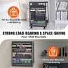 image:imageVEVOR 20U Open Frame Server Rack 2340 Adjustable Depth Free Standing or Wall Mount Network Server Rack 4 Post AV Rack with Casters Holds All Your Networking IT Equipment AV Gear Router Modem15U