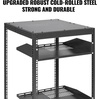 image:imageVEVOR 20U Open Frame Server Rack 2340 Adjustable Depth Free Standing or Wall Mount Network Server Rack 4 Post AV Rack with Casters Holds All Your Networking IT Equipment AV Gear Router Modem15U