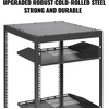 image:imageVEVOR 20U Open Frame Server Rack 2340 Adjustable Depth Free Standing or Wall Mount Network Server Rack 4 Post AV Rack with Casters Holds All Your Networking IT Equipment AV Gear Router Modem20U