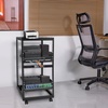image:imageVEVOR 20U Open Frame Server Rack 2340 Adjustable Depth Free Standing or Wall Mount Network Server Rack 4 Post AV Rack with Casters Holds All Your Networking IT Equipment AV Gear Router Modem20U