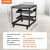 image:imageVEVOR 20U Open Frame Server Rack 2340 Adjustable Depth Free Standing or Wall Mount Network Server Rack 4 Post AV Rack with Casters Holds All Your Networking IT Equipment AV Gear Router Modem9U