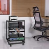 image:imageVEVOR 20U Open Frame Server Rack 2340 Adjustable Depth Free Standing or Wall Mount Network Server Rack 4 Post AV Rack with Casters Holds All Your Networking IT Equipment AV Gear Router Modem15U