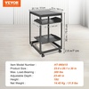 image:imageVEVOR 20U Open Frame Server Rack 2340 Adjustable Depth Free Standing or Wall Mount Network Server Rack 4 Post AV Rack with Casters Holds All Your Networking IT Equipment AV Gear Router Modem15U