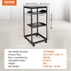 image:imageVEVOR 20U Open Frame Server Rack 2340 Adjustable Depth Free Standing or Wall Mount Network Server Rack 4 Post AV Rack with Casters Holds All Your Networking IT Equipment AV Gear Router Modem20U