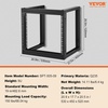 image:imageVEVOR 20U Open Frame Server Rack 2340 Adjustable Depth Free Standing or Wall Mount Network Server Rack 4 Post AV Rack with Casters Holds All Your Networking IT Equipment AV Gear Router Modem9U1