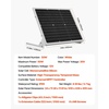 image:imageVEVOR 20W 12V Solar Battery Trickle Charger Maintainer Mono Solar Panel Battery Charger with Builtin MPPT Controller amp Adjustable Mount Bracket IP65 Waterproof for Car Boat RV Trailer House Roof50W