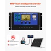 image:imageVEVOR 20W 12V Solar Battery Trickle Charger Maintainer Mono Solar Panel Battery Charger with Builtin MPPT Controller amp Adjustable Mount Bracket IP65 Waterproof for Car Boat RV Trailer House Roof50W