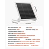 image:imageVEVOR 20W 12V Solar Battery Trickle Charger Maintainer Mono Solar Panel Battery Charger with Builtin MPPT Controller amp Adjustable Mount Bracket IP65 Waterproof for Car Boat RV Trailer House Roof20W