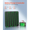 image:imageVEVOR 20W 12V Solar Panel Battery Charger Solar Battery Trickle Charger Maintainer with Builtin Smart Controller amp 3 Connection Cables IP67 Waterproof Portable for RV Car Motorcycle Boat Van Camper20W