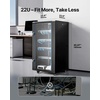 image:imageVEVOR 22U Server Rack Cabinet Network Cabinet Wall Mount 236 in Depth Network Rack Enclosure with Locking Tempered Glass Door 4 Casters Side Panels for 19 IT Equipment AV Devices  Network Rack Enclosure Locking Tempered Glass Door with 4 Casters Side Panels Keys for 19 Inch IT Equipment AV Devices22U
