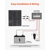 image:imageVEVOR 2PCS 400W Bifacial Solar Panels 16BB NType Monocrystalline PV Module 24 Efficiency IP65 Waterproof Solar Panel with MC4 Output amp Aluminum Frame for Car Boat RV Flat Rooftop OffGrid200W