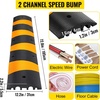 image:imageVEVOR 2Pcs 6FT Rubber Speed Bumps for Road Heavy Duty Speed Bump for Driveway724 x 12 x 24 Modular Traffic Hump Cable Protector Ramps Floor Cord Covers for Asphalt Concrete Gravel  Traffic Speed Hump for Road 724 x 12 x 24 Cable Protector Ramp 22000 lbsAxle Capacity Modular Floor Cord Cover2 Pcs