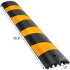 image:imageVEVOR 2Pcs 6FT Rubber Speed Bumps for Road Heavy Duty Speed Bump for Driveway724 x 12 x 24 Modular Traffic Hump Cable Protector Ramps Floor Cord Covers for Asphalt Concrete Gravel  Traffic Speed Hump for Road 724 x 12 x 24 Cable Protector Ramp 22000 lbsAxle Capacity Modular Floor Cord Cover2 Pcs