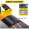 image:imageVEVOR 2Pcs 6FT Rubber Speed Bumps for Road Heavy Duty Speed Bump for Driveway724 x 12 x 24 Modular Traffic Hump Cable Protector Ramps Floor Cord Covers for Asphalt Concrete Gravel  Traffic Speed Hump for Road 724 x 12 x 24 Cable Protector Ramp 22000 lbsAxle Capacity Modular Floor Cord Cover2 Pcs