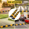 image:imageVEVOR 2Pcs 6FT Rubber Speed Bumps for Road Heavy Duty Speed Bump for Driveway724 x 12 x 24 Modular Traffic Hump Cable Protector Ramps Floor Cord Covers for Asphalt Concrete Gravel  Traffic Speed Hump for Road 724 x 12 x 24 Cable Protector Ramp 22000 lbsAxle Capacity Modular Floor Cord Cover2 Pcs