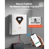 image:imageVEVOR 3000W Hybrid Solar Inverter 24V DC to 230V AC Pure Sine Wave Power Inverter Builtin 80A MPPT Solar Charge Controller Works with Lead Acid Lithium Battery for Home Camper OffGrid NO WiFi24V to 230V 3500W