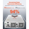 image:imageVEVOR 3000W Hybrid Solar Inverter 24V DC to 230V AC Pure Sine Wave Power Inverter Builtin 80A MPPT Solar Charge Controller Works with Lead Acid Lithium Battery for Home Camper OffGrid NO WiFi24V to 230V 3500W