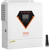 image:imageVEVOR 3000W Hybrid Solar Inverter 24V DC to 230V AC Pure Sine Wave Power Inverter Builtin 80A MPPT Solar Charge Controller Works with Lead Acid Lithium Battery for Home Camper OffGrid NO WiFi24V to 120V 3000W