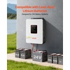 image:imageVEVOR 3000W Hybrid Solar Inverter 24V DC to 230V AC Pure Sine Wave Power Inverter Builtin 80A MPPT Solar Charge Controller Works with Lead Acid Lithium Battery for Home Camper OffGrid NO WiFi24V to 230V 3000W